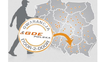 GDE Polska poleca produkty z gwarancją DOOR-2-DOOR