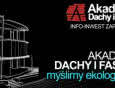 Akademia dachy i fasady - myślimy ekologicznie